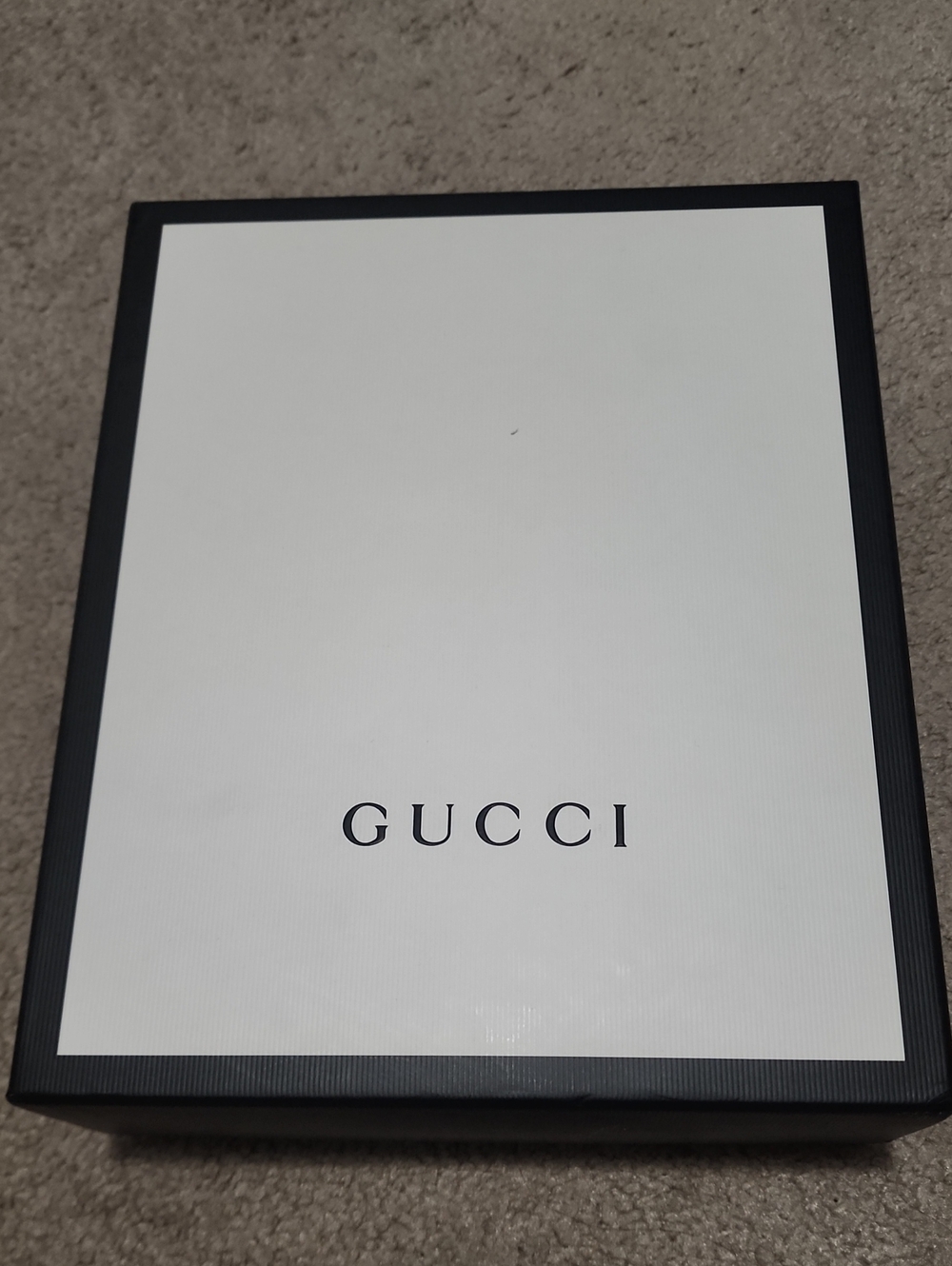 Gucci Empty Gift Box Black White Luxury Designer Storage Packaging